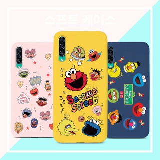 เคสโทรศัพท์ TPU ลายสัตว์ประหลาด เซซามี สตรีท น่ารัก สำหรับ Samsung Galaxy A50 A30S A50S A01 A10 A10S A30 A20 A20S A205 A305 A11 M11 M31 S20 S10  Ultra Plus Lite Note 20 9 10 Ultra Pro Plus A90 A80 A70 A70S A51 A71