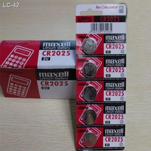 ♣◐◈Maxell ถ่านกระดุม SR626SW SR621SW CR2032 CR2025 CR2016 (จำหน่าย 1แผง 5ก้อน)