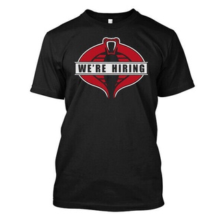 เสื้อยืด พิมพ์ลาย Cobra Commander WeRe Hiring สําหรับผู้ชาย