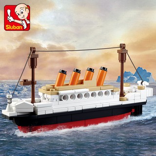 Building Blocks sluban 194 PCS Titanic Ship B0576