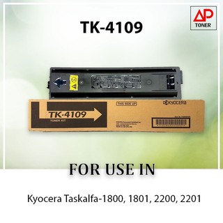 TK-4109 ของแท้ 100% ผงหมึกเครื่องถ่ายเอกสาร ใช้สำหรับ Kyocera Taskalfa-1800 1801 2200 2201