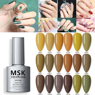 MSK colorlead (49~98)สี ยาทาเล็บเจล เล็บปลอมเจล สีทาเล็บเจล สีทาเล็บ น้ํายาทาเล็บ ยาทาเล็บ 7.3ML