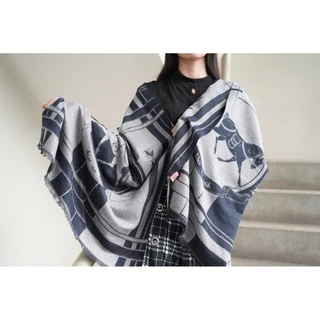 Kiss Me Doll ผ้าพันคอ/ผ้าคลุมใหล่ - คอลเลคชั่น Fleece ลาย Filly (ผ้าหนา)ขนาด 180 x 70 cm.