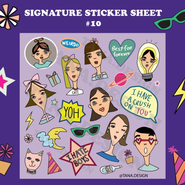 [Tana.design] Sticker diecut no.10
