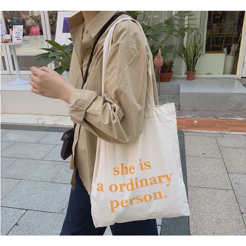 🌷 พร้อมส่ง กระเป๋าผ้า ordinary 🌷