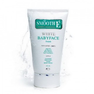 Smooth E White Babyface Foam สมูทอี ไวท์ เบบี้เฟส โฟม เพื่อผิวหน้าสะอาด ขาวใสและอ่อนเยาว์