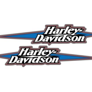 สติ๊กเกอร์ Harley - Davidson ติดข้างถัง