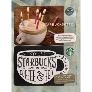 Starbucks usa 2 ใบ 90.-