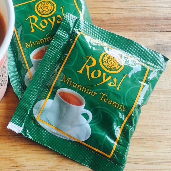 (แบ่งขาย ชาซอง) ชาพม่า ชานมพม่า Royal Myanmar Teamix 3in1 ขนาด 20 กรัม Halal Food
