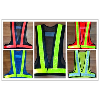 เสื้อกั๊กสะท้อนแสงเสื้อกั๊กเซฟตี้เสื้อกั๊กสะท้อนแสง Velcro สะท้อนแสงสูง