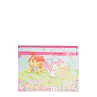 SANRIO ซองใส่เอกสารมีซิป My Melody A4 แฟ้ม เด็ก ของเล่น