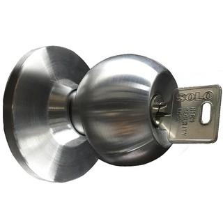 ลูกบิดทั่วไป SOLO 686 หัวกลม สีสเตนเลส SOLO 686 STAINLESS STEEL ENTRANCE KNOB