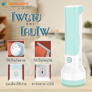 [ลดราคา!!จัดส่งไว]ไฟฉายแรงสูง LED อเนกประสงค์ 2 in 1+โคมไฟตั้งโต๊ะ แข็งแรง ทนทาน รุ่นใหม่ชาร์จไฟUSBใช้งานได้นานแบตฯอึดทน