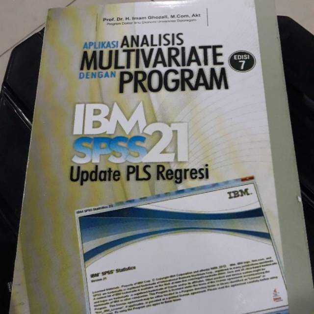 ขายหนังสือมัลติฟังก์ชั่นพร้อม IBM SPSS 21 PROGRAM 7TH EDITION IMAM GHOZALI