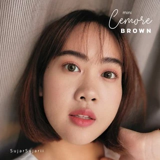 คอนแทคเลนส์ รุ่น Mini Cemore Brown / Gray (ขนาดมินิ) - คิตตี้ คาวาอิ Kitty Kawaii (Vial)