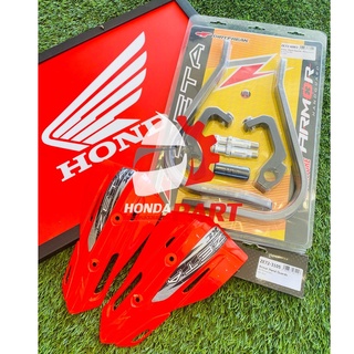 แฮนด์การ์ด ZETA สีแดง Honda CRF300L H2C แท้ศูนย์