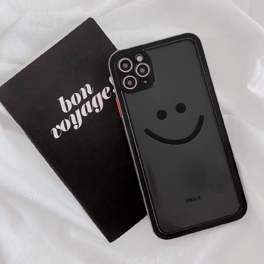 IPhone 11 pro Max X XS XR XSMAX 6 6s 7 8 Plus Fashion Smile Label TPU ...