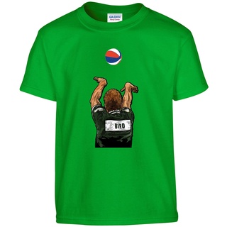 [S-5XL]เสื้อกีฬาแขนสั้น ลายทีม Larry Bird Boston Celtics 3 Point สําหรับผู้ชาย