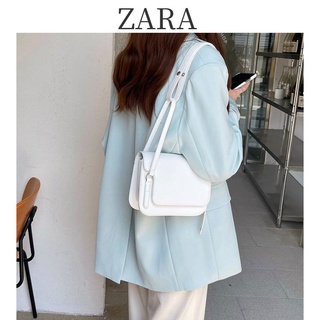 Zara Niche Street Wear กระเป๋าสะพายไหล่ ทรงสี่เหลี่ยม ขนาดเล็ก แฟชั่นสําหรับสตรี 2022