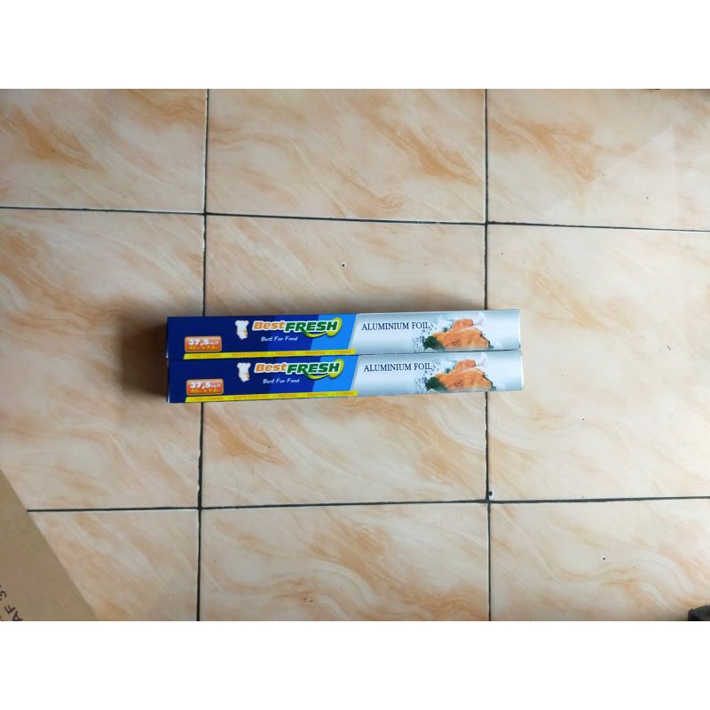 ม้วนอลูมิเนียม fresh best fresh ขนาด 45cm x 7.6cm เกรดอาหาร