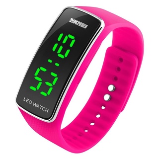 SKMEI Sports Digital Watches Women Fashion Casual LED Digital Wristwatches Silicon Strap Complete Calendar Relogio Femin