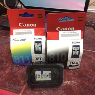 หมึกปริ้น canon ของแท้จากห้าง100% (ในรูปแค่ตัวอย่าง มีของใหม่ให้ทุกออเดอร์)