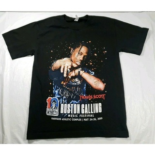 เสื้อยืด พิมพ์ลาย Travis Scott Boston Calling Music Festival สําหรับผู้ชาย 834515สามารถปรับแต่งได้