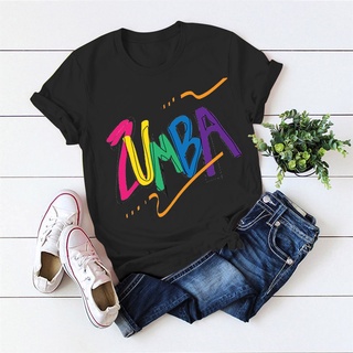 เสื้อผู้ชายเท่ - เรนโบว์ Zumba ฟิตเนสสีดําเสื้อยืดผู้หญิงเสื้อยืดเต้นรําตลกผู้หญิงผู้หญิงเชิ้ตกีฬาย