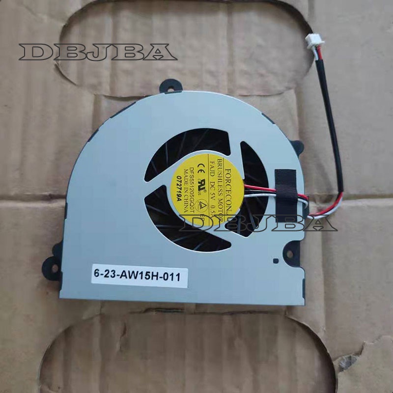 พัดลมระบายความร้อน CPU ใหม่ (3-PIN) สําหรับ FORCECON DFS551205GQ0T FAJD 6-23-AW15H-010