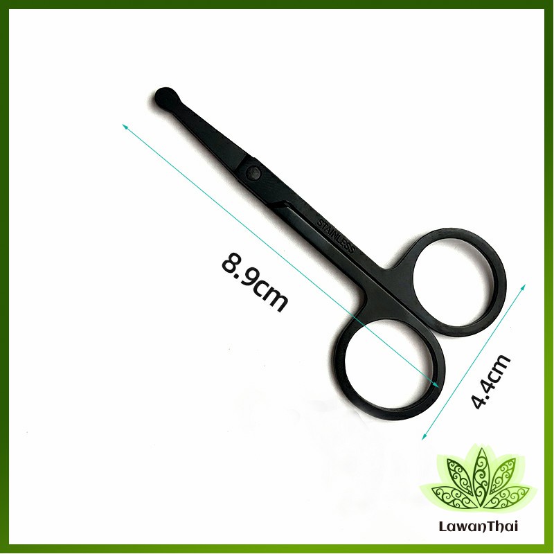 Lawan กรรไกร ตัดขนจมูก  ตัดเล็ม ตัดขนคิ้ว สแตนเลส  ใช้ได้หลายอย่าง beauty scissors ราคา ถูกที่สุด ดีลบีเคเค แกลเลอรีภาพที่ 6