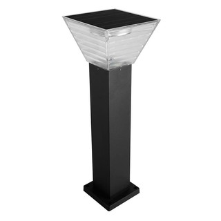 Field lights SOLAR POST-MOUNTED LAMP EVE 589254 5W BLACK External lamp Light bulb ไฟสนาม ไฟทางเดิน SOLAR EVE 589254 5 วั