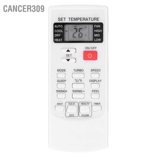 Cancer309 ABS Air Conditioner Remote Control Replacement Accessory Fit for AUX YKR‑H/102E White