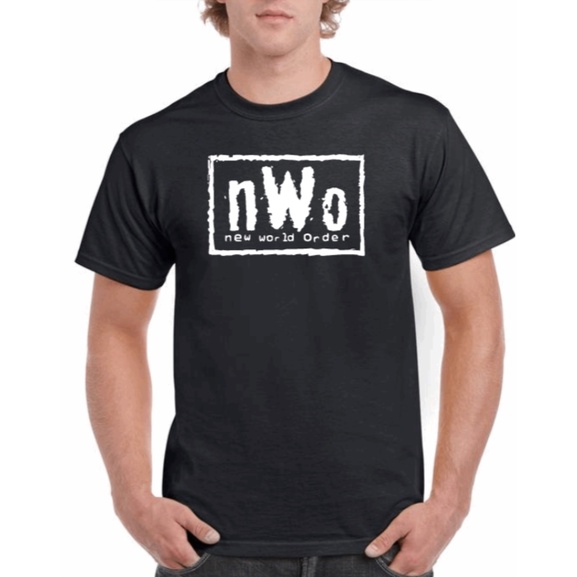 เสื้อยืดสั่งโลก Nwo Wcw Prof Wrestling Cotton Tee