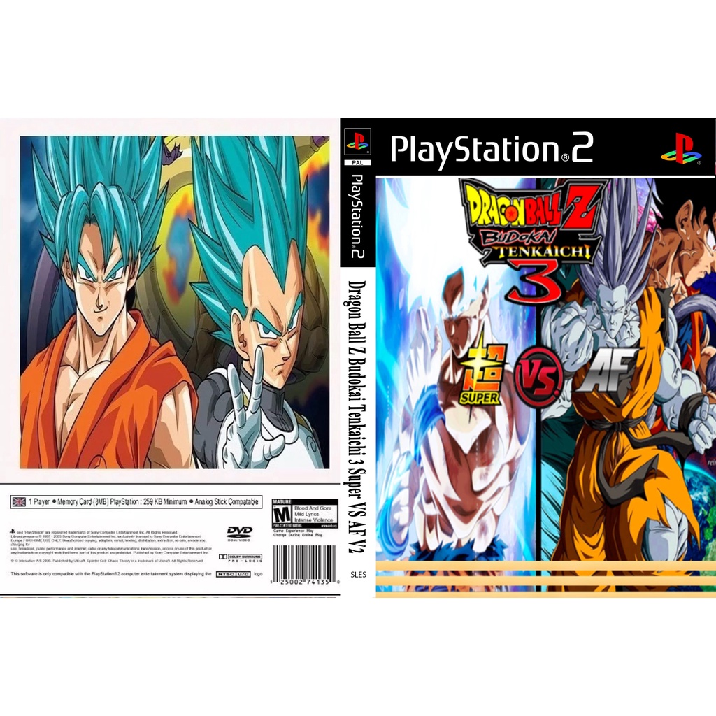 แผ่นเกมส์ PS2 Dragon Ball Z Budokai Tenkaichi 3 Super VS AF V2   คุณภาพ ส่งไว (DVD)