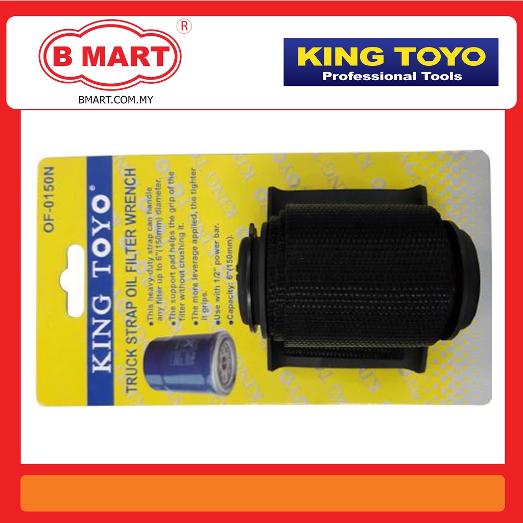 KING TOYO TRUCK STRAP กรองน้ํามันเครื่อง WRENCH SCANIA LORRY KTOF-0150N (OF-0150N) สําหรับขนส่งยานยน