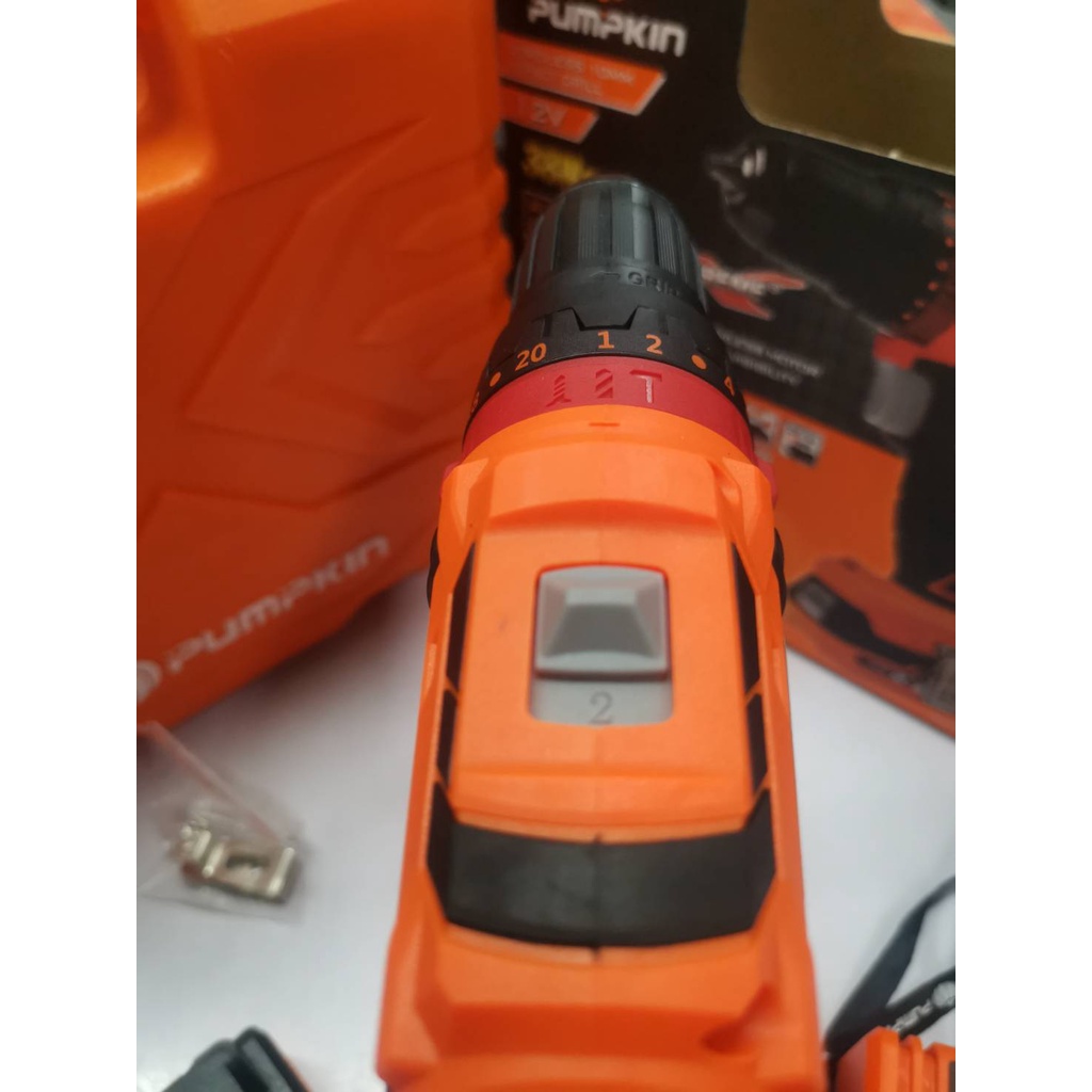 สว่านไร้สายกระแทกได้ 3ระบบ มอเตอร์บัสเลส แบตเตอรี่ 12V PUMPKIN รุ่น XT-10IDB / 50271 (รับประกัน 1ปี) ราคา ถูกที่สุด ดีลบีเคเค แกลเลอรีภาพที่ 7