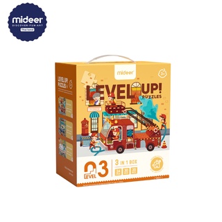 Mideer 3174 มีเดียร์ Level Up! Puzzles Level  3 3 in 1 จิ๊กซอว์นักกู้ภัย-3