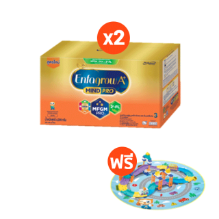 เอนฟาโกร เอพลัส มายด์โปร ดีเอชเอ พลัส เอ็มเอฟจีเอ็ม โปร 3 วิท ทู-เอฟแอล 4200 กรัม 2 กล่อง ฟรี ถุงรถแข่งเอ็นฟา
