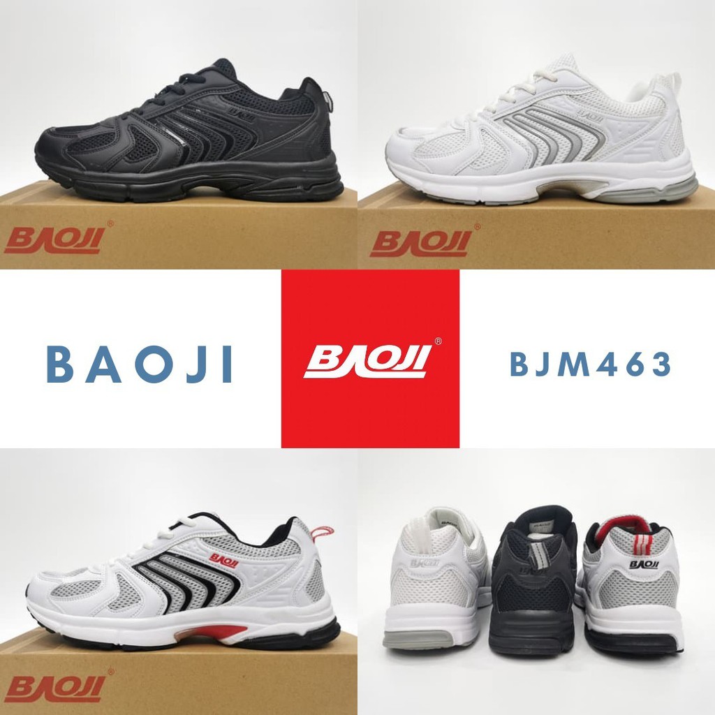 Baoji463 บาโอจิ รองเท้าผ้าใบผู้ชาย รองเท้าวิ่ง ของแท้100% รุ่น bjm463 [ตรงปก ส่งไว]