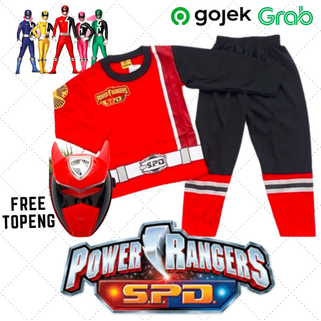 POWER RANGER SPD F080 AZADA MH CHARACTER หน้ากากคอสเพลย์สําหรับเด็ก COSTUME