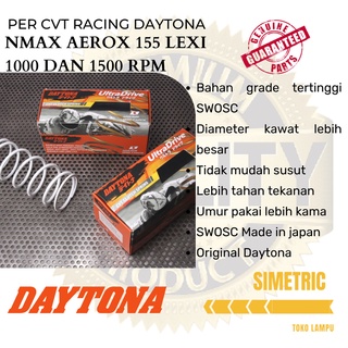 Per CVT DAYTONA RACING NMAX AEROX LEXI - PER CVT DAYTONA NMAX AEROX LEXI - PER CVT RACING 1000 และ 1500rpm DAYTONA