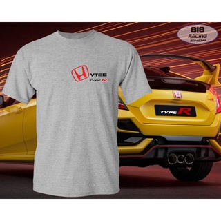 เสื้อยืด RACING เสื้อซิ่ง [เทา] [H VTEC TYPE R]