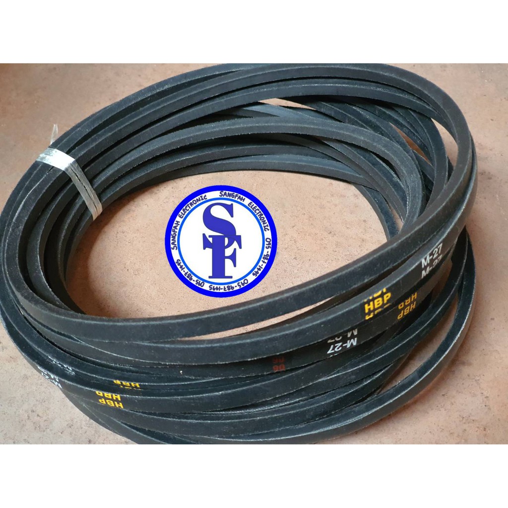 สายพานเครื่องซักผ้า ร่องM เบอร์18-27.5 สายพานร่องM