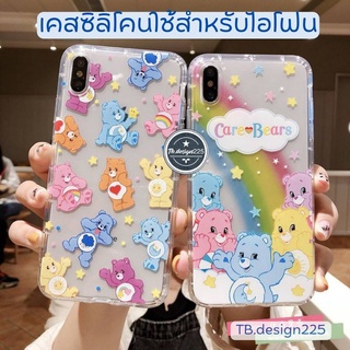 🌈-พร้อมส่งในไทย-เคสซิลิโคน สกรีนลายการ์ตูนแคแบร์ TPU นิ่ม ใช้สำหรับIPทุกรุ่น #309 🌈☀️