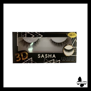 ขนตาปลอม sasha 3D eyelashes handmade 100% human hair