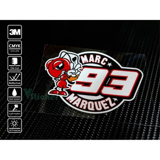 สติ๊กเกอร์ Sticker Marquez 93/032