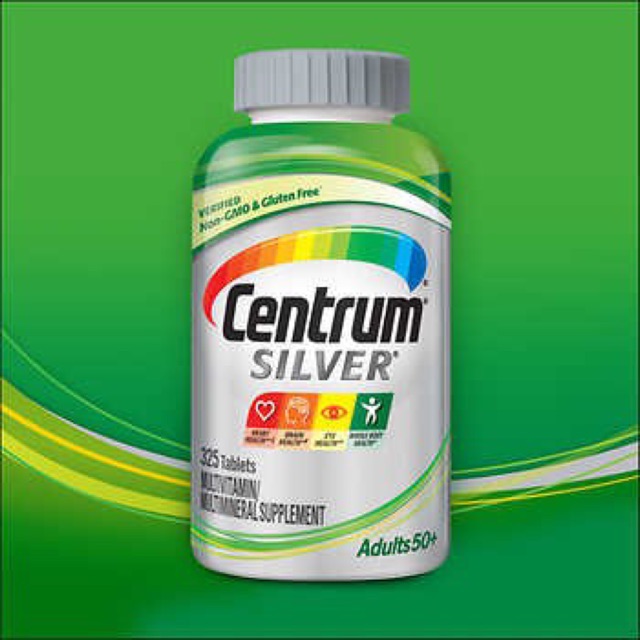 Centrum Silver Adult 50+ A-to-Zinc เซนทรัม ซิลเวอร์. 325 เม็ด