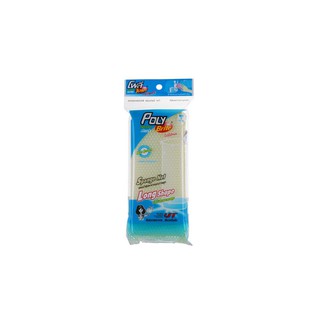ฟองน้ำ หุ้มตาข่าย 7X16X2CM 410-0 POLY | POLY | 410-0 อุปกรณ์ทำความสะอาด อุปกรณ์ความสะอาด จัดเก็บและทำความสะอาด ฟองน้ำ หุ