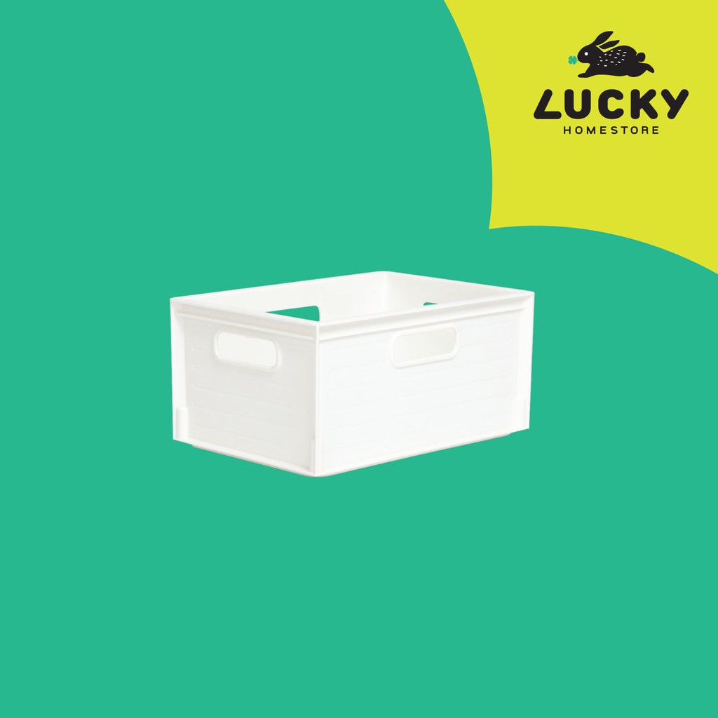 LUCKY HOME กล่องเอนกประสงค์ รุ่น UT-21(กว้าง x ยาว x สูง): 19.5 x 27.7 x 13.3 cm