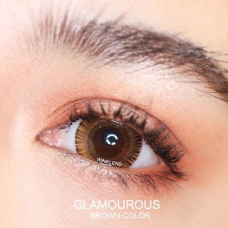 Glamourous Brown / Chestnut ลายดังใน Tiktok บิ๊กอาย สีน้ำตาล Sweety คอนแทคเลนส์ Contact Lens Bigeyes สายตาปกติ สายตาสั้น